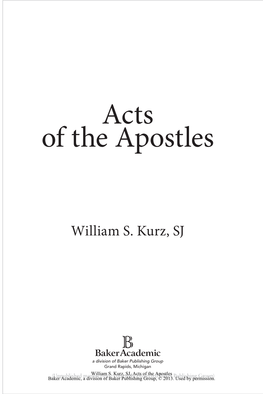 Acts of the Apostles