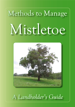 Methods to Manage Mistletoe