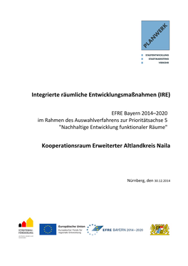Integrierte Räumliche Entwicklungsmaßnahmen (IRE)