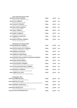 Blackwoods Customer Deli List