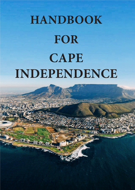 CAPE INDEPENDENCE Handbook for Cape Independence