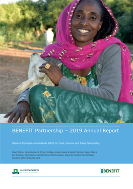 BENEFIT Partnership – 2019 Annual Report P.O