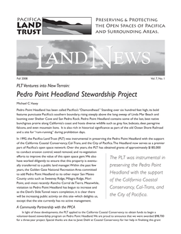 Pedro Point Headland Stewardship Project