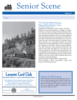 Laramie Card Club Thursdays, 9:30 A.M.–12 P.M