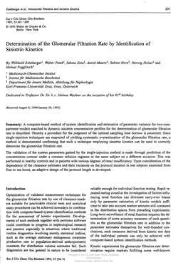 Eur J Clin Chem Clin Biochem 1995; 33:201-209 © 1995 Walter De Gruyter & Co