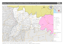 Guinea: Reference Map of Guéckédou Prefecture (As of 27 Fev 2015)