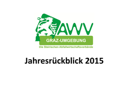 Jahresrückblick 2015.11.10