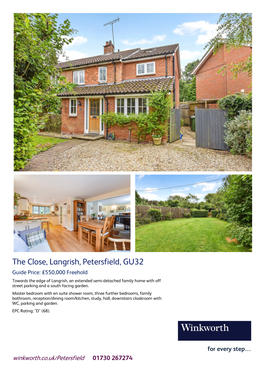 The Close, Langrish, Petersfield, GU32