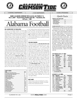 Alabama Football