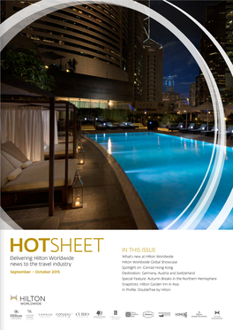 Hotsheet in This Issue