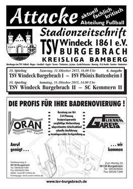 FSV Phönix Buttenheim I TSV Windeck Burgebrach II