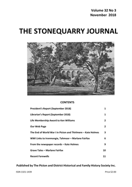 The Stonequarry Journal