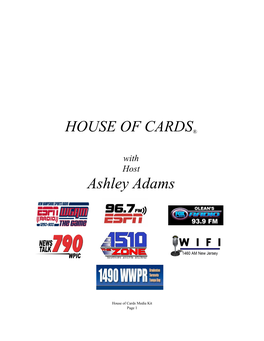 HOUSE of CARDS Ashley Adams
