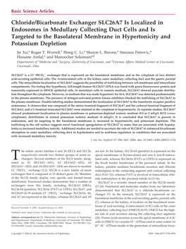 View Grant, a Cystic Fibrosis Foundation Grant, Molecular Characterization of the Murine Slc26a6 Anion and Grants from Dialysis Clinic Incorporated (To M.S.)