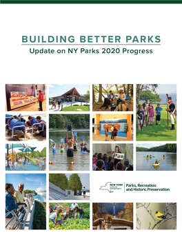 Building Better Parks: Update on NY Parks 2020 Progress (Pdf)