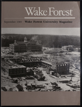 September 1989 Wake Forest University Magazine