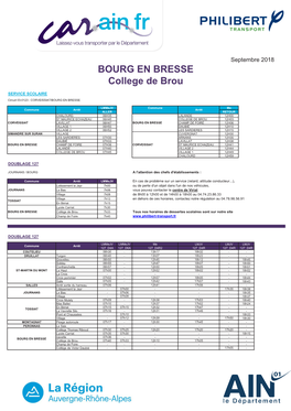 BOURG EN BRESSE College De Brou