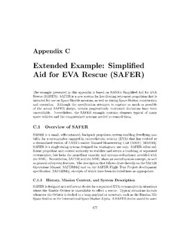 Extended Example: Simpli Ed Aid for EVA Rescue (SAFER)