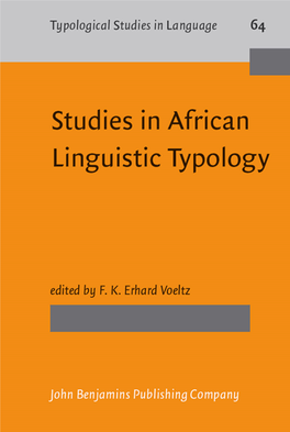 Typological Studies in Language, Volume 64