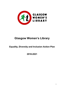 GWL Equality Diversity and Inclusion Action Plan 2018-2021