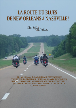 Circuit 11 Jours De LA LOUISIANE AU TENNESSEE TRAJET SUR LA