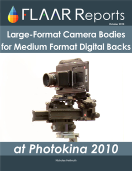 Photokina 2010 Large Format Bodies For