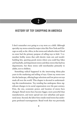 History of Toy Shopping in America