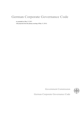 German Corporate Governance Code