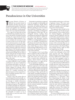 Pseudoscience in Our Universities