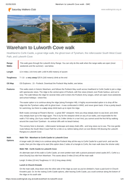 Wareham to Lulworth Cove Walk - SWC