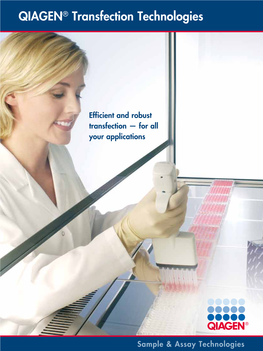 QIAGEN® Transfection Technologies