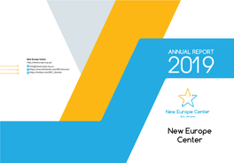 New Europe Center ANNUAL REPORT