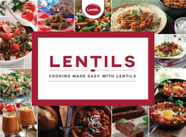 Cooking Made Easy with Lentils Cookbook