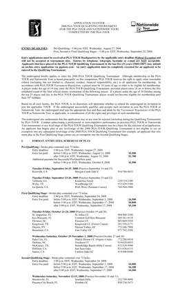 2008 Qschool Applicationfinal7/7