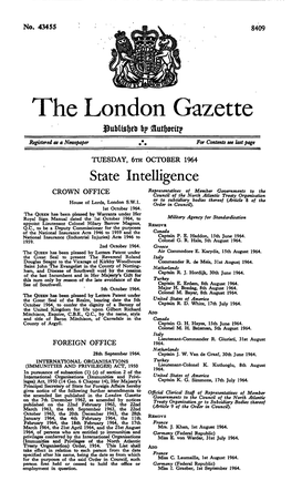 The London Gazette B? Sut&Orttp