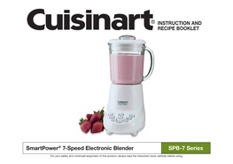 SPB-7 Series Smartpower® 7-Speed Electronic Blender