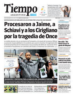 Procesaron a Jaime, a Schiavi Y a Los Cirigliano Por La Tragedia De Once