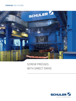 Screw Presses with Direct Drive Virtuosos