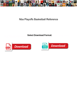 Nba Playoffs Basketball Reference