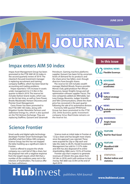 AIM Journal General News Flexible Essensys Centralnic