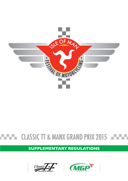 Classic Tt & Manx Grand Prix 2015