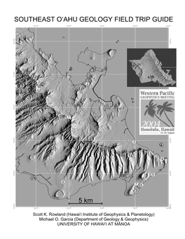 Southeast O'ahu Geology Field Trip Guide