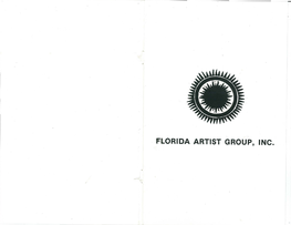 Florfda ARTIST GROUP, INC. • FLORIDA ARTIST GROUP, INC