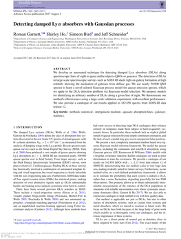 Detecting Damped Ly&Thinsp;&Alpha; Absorbers with Gaussian Processes