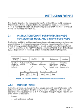 Instruction Format