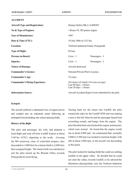 Denney K Tfox Mk 2, G-BWHV No & Type of Engines: Rotax