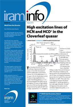 High Excitation Lines of HCN and HCO+ in the Cloverleaf Quasar