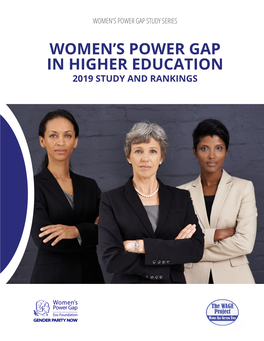 Women's Power Gap in Higher Education