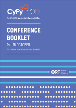 Conference Booklet 14 - 16 October