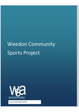 Weedon Community Sports Project